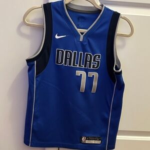 Doncic Dallas #77 Royal Blue Basketball Jersey